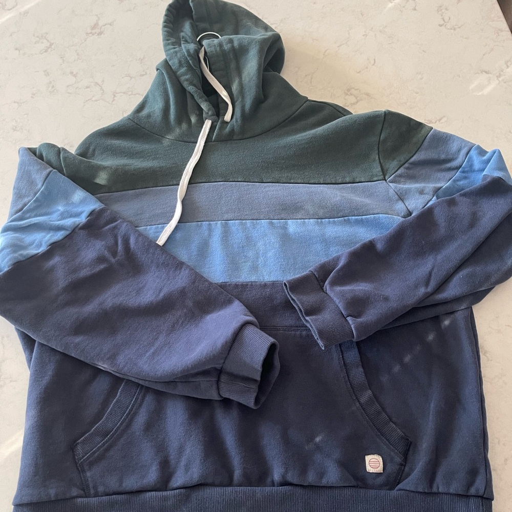 Marine layer color block hoodie. XL